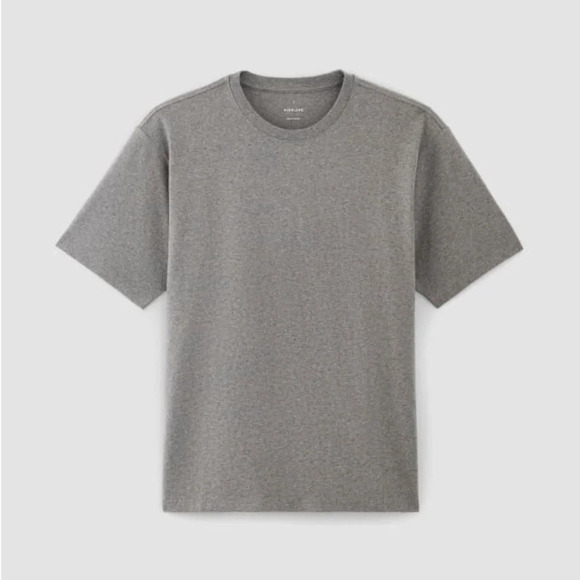 EVERLANE NWOT Cotton Crew Tee in Heathered Gray - Picture 1 of 5